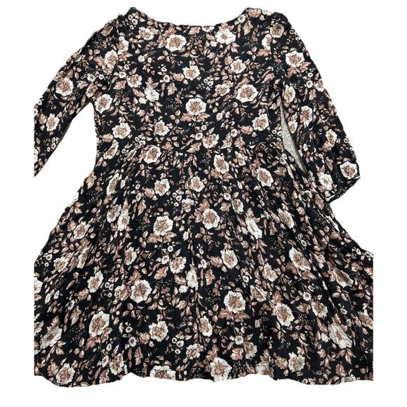 Denim & Supply Ralph Lauren Babydoll M Boho Festival Floral Goth Western Mini - Picture 8 of 8